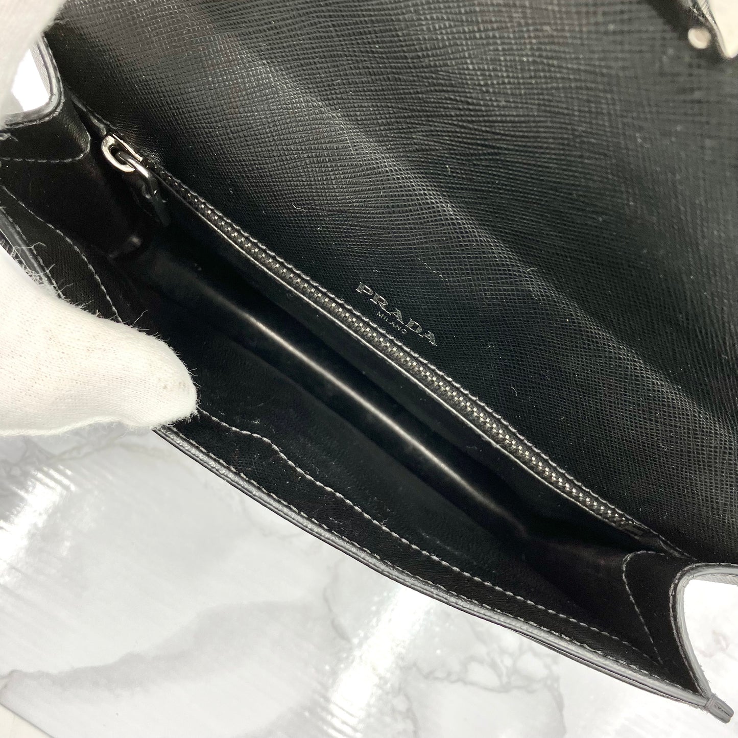 PRADA Saffiano Clutch Bag