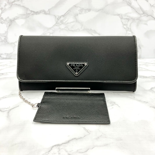 PRADA Tessuto Nylon Long Wallets