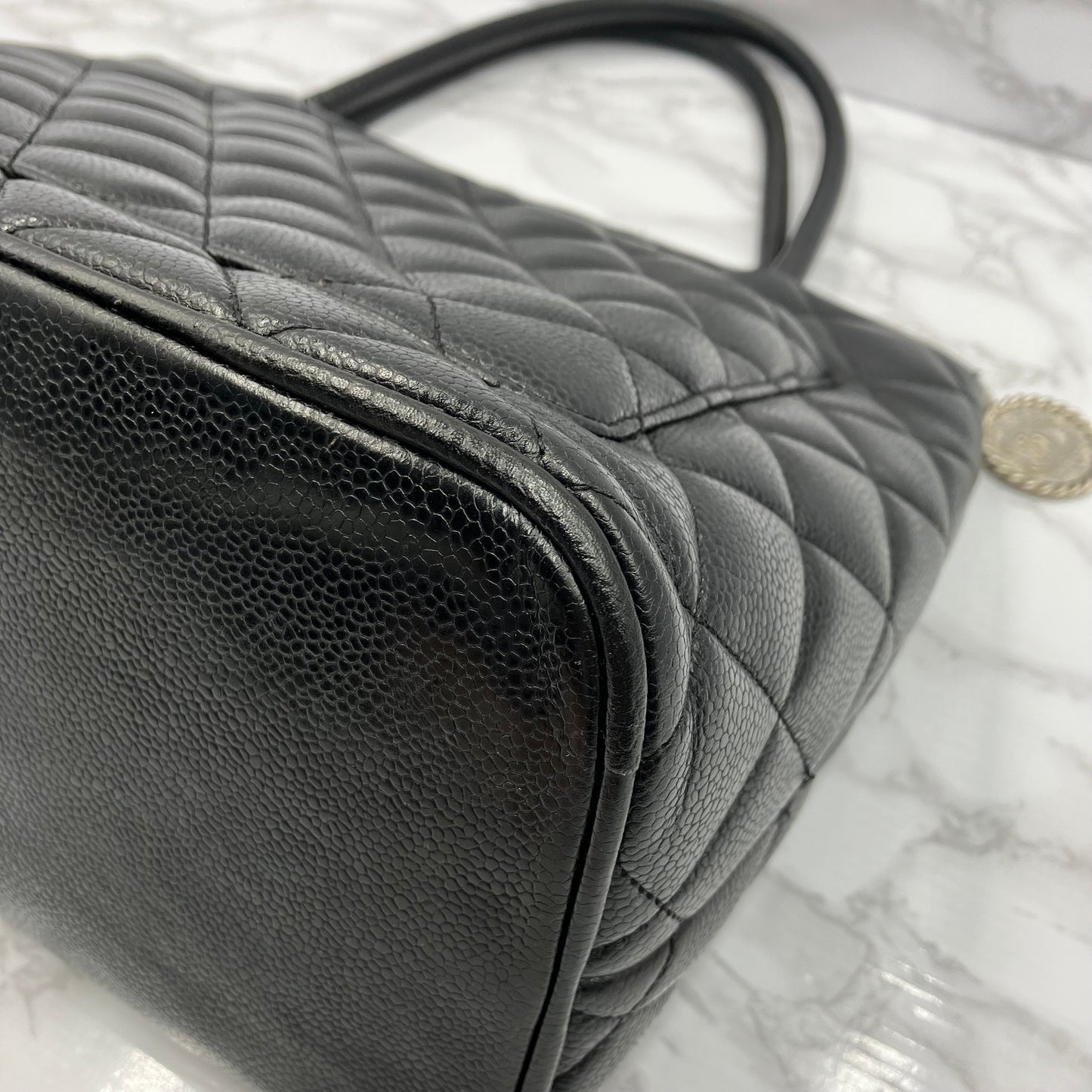 CHANEL Medallion Matrasse tote bag