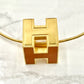 HERMES H Cube necklace