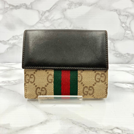 GUCCI Sherry Line Mini Wallet