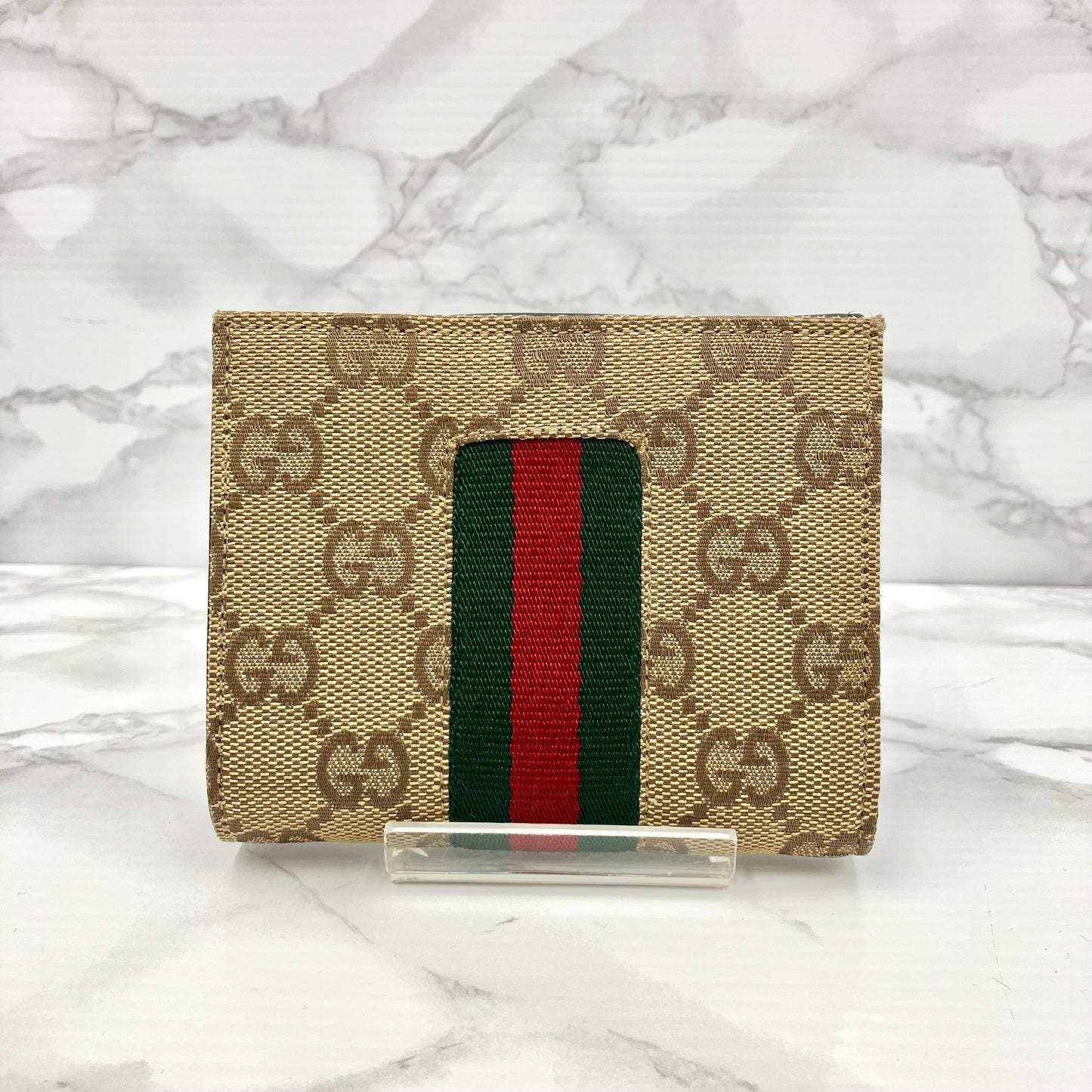 GUCCI Sherry Line Mini Wallet
