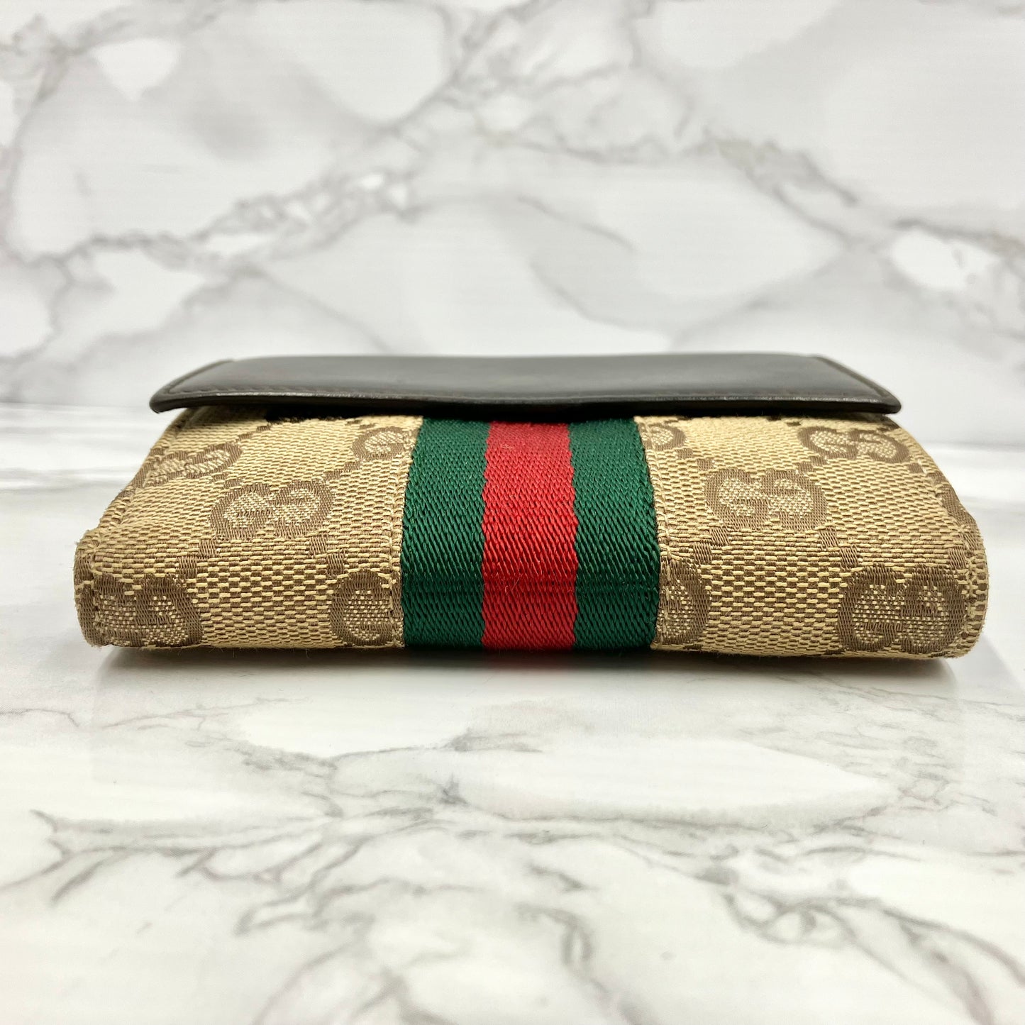 GUCCI Sherry Line Mini Wallet
