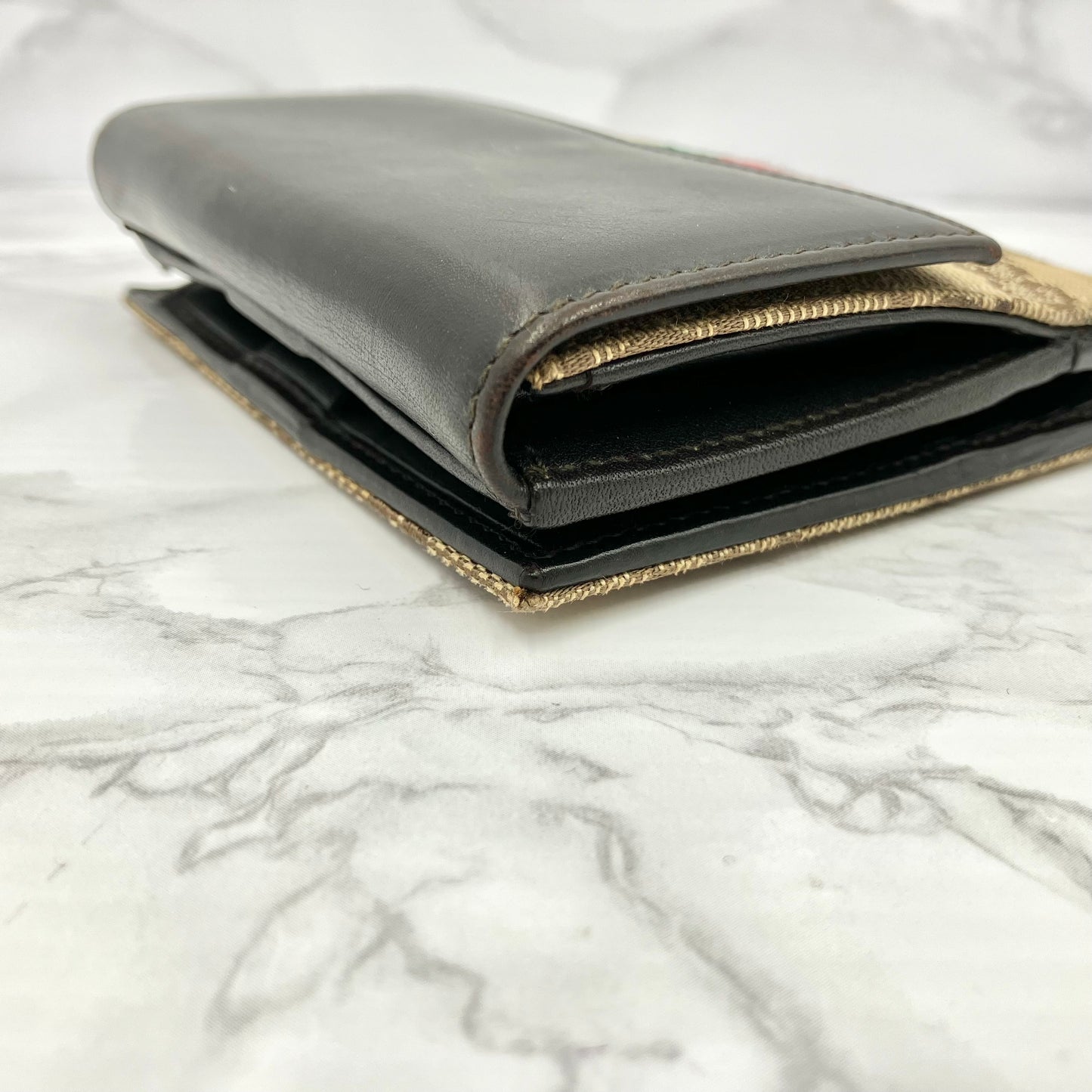 GUCCI Sherry Line Mini Wallet