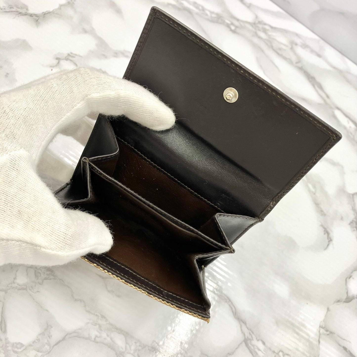 GUCCI Sherry Line Mini Wallet