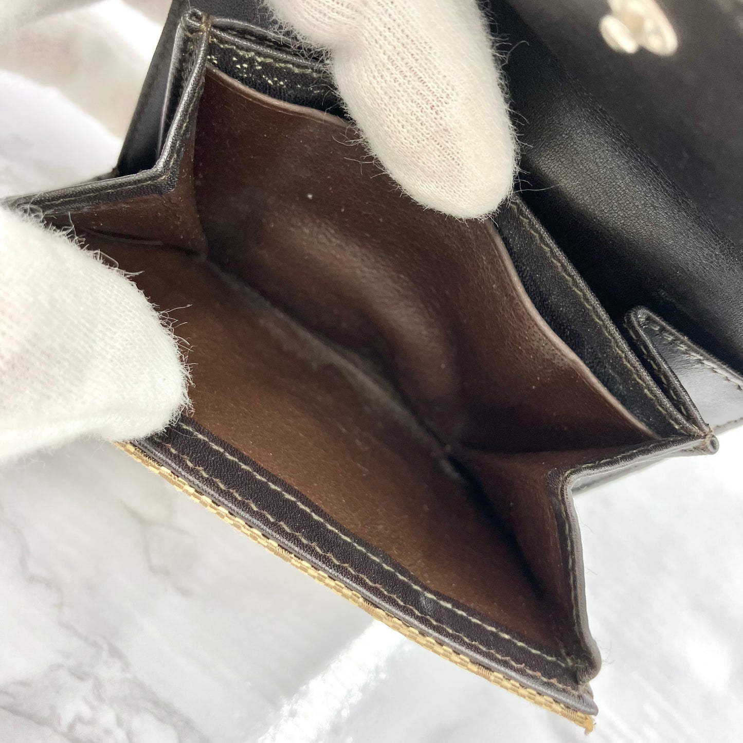 GUCCI Sherry Line Mini Wallet