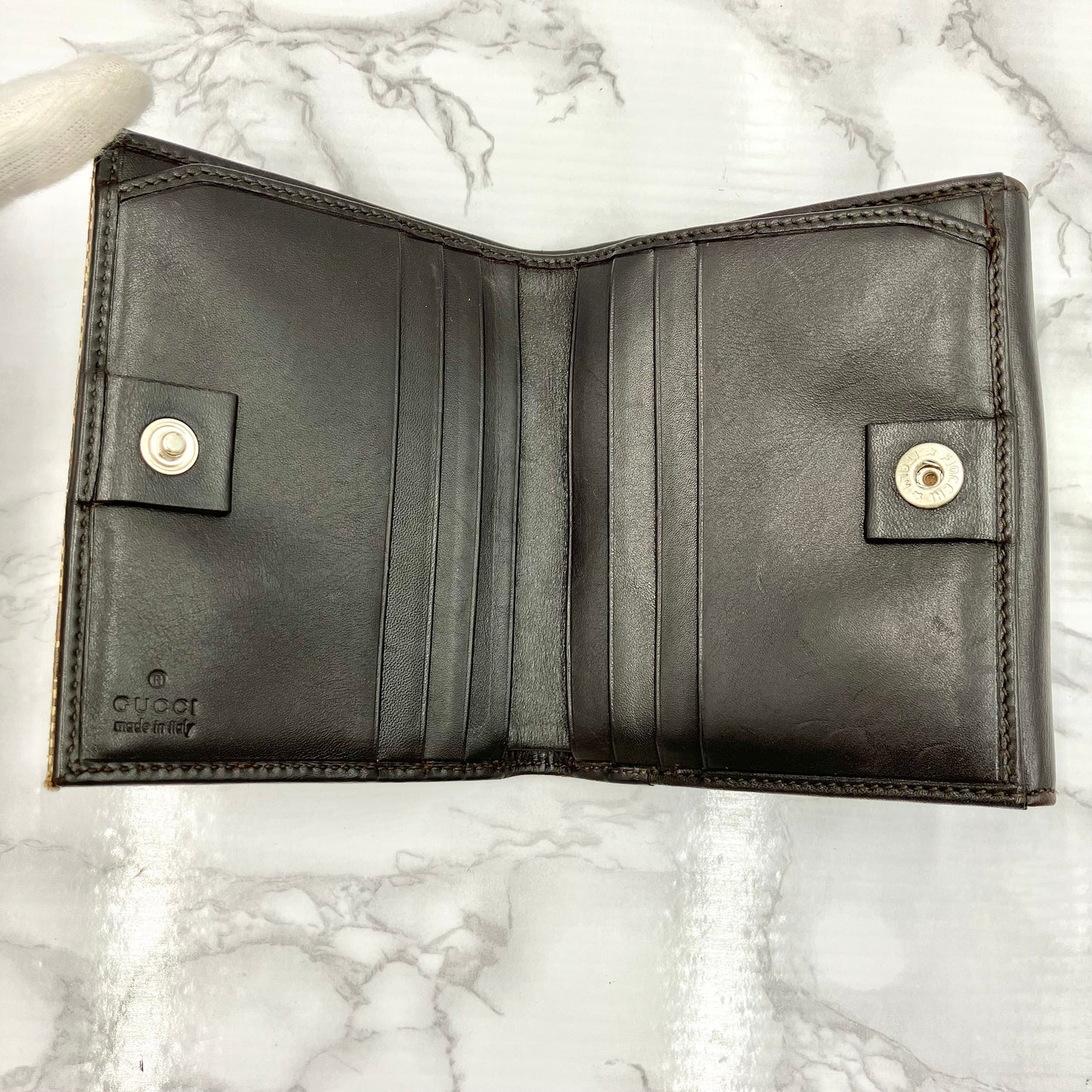 GUCCI Sherry Line Mini Wallet