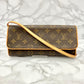 LOUIS VUITTON Monogram Pochette Twin GM