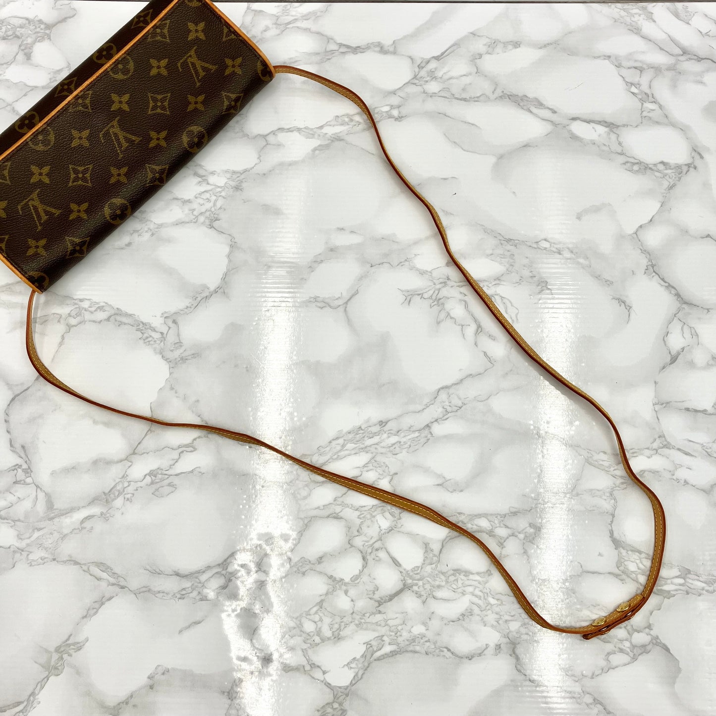 LOUIS VUITTON Monogram Pochette Twin GM
