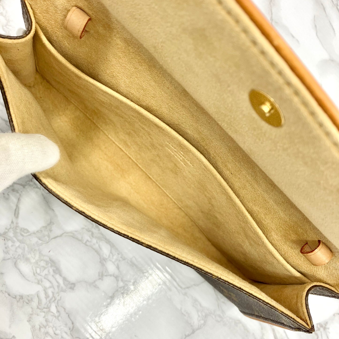 LOUIS VUITTON Monogram Pochette Twin GM