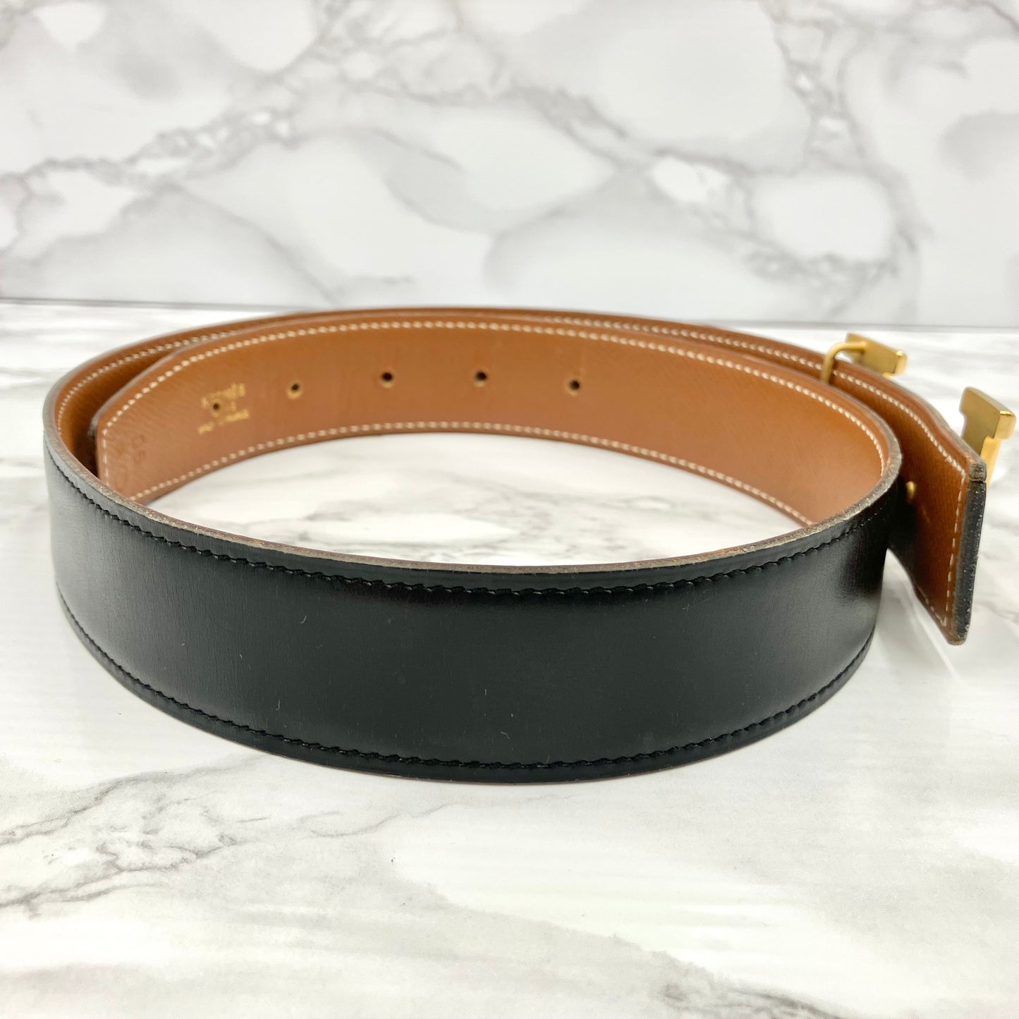 HERMES H belt