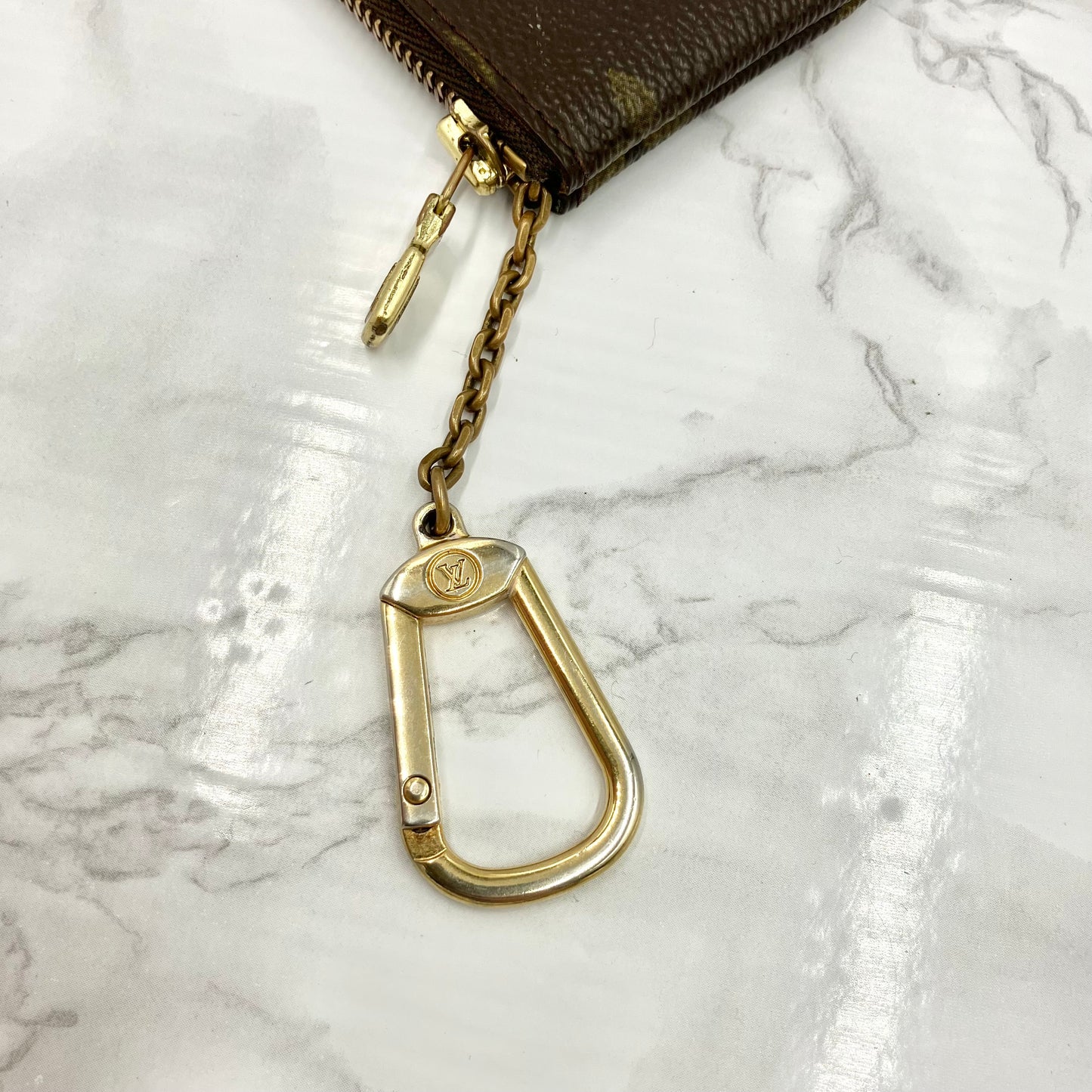 LUIS VUITTON Monogram Pochette Clé