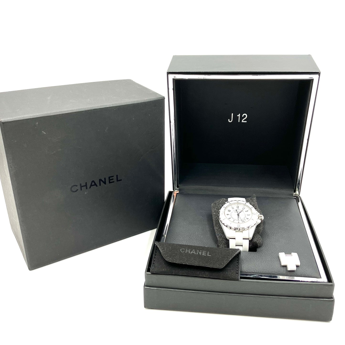 CHANEL J12 White Ceramic Stainless Watch quartz