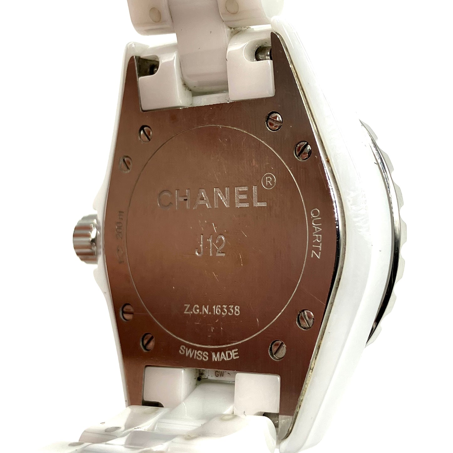 CHANEL J12 White Ceramic Stainless Watch quartz