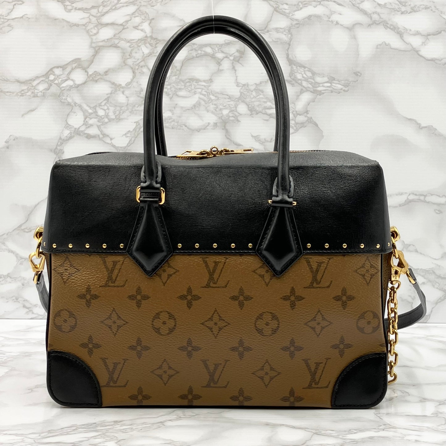 LOUIS VUITTON Monogram Reverse City Maru 2way Shoulder bag