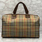 BURBERRY boston bag
