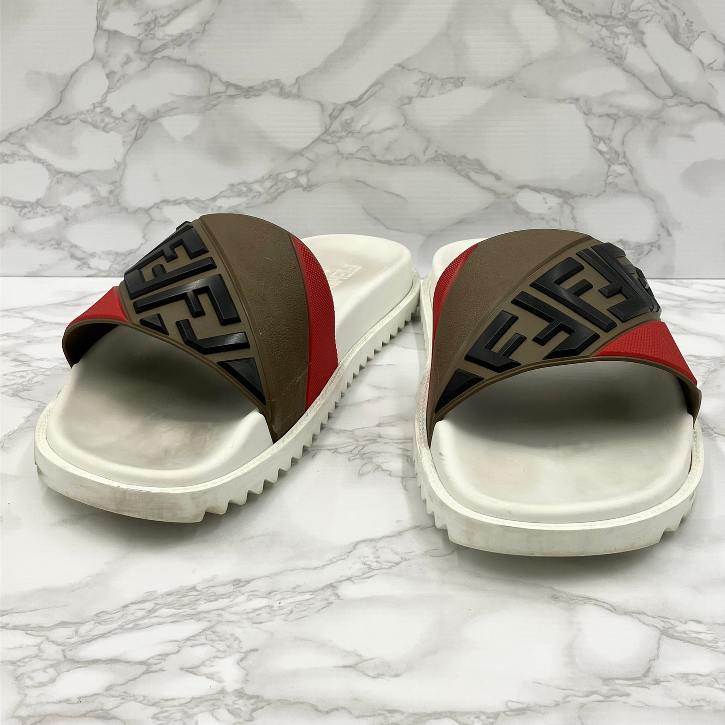 FENDI Zucca Sandals size 11