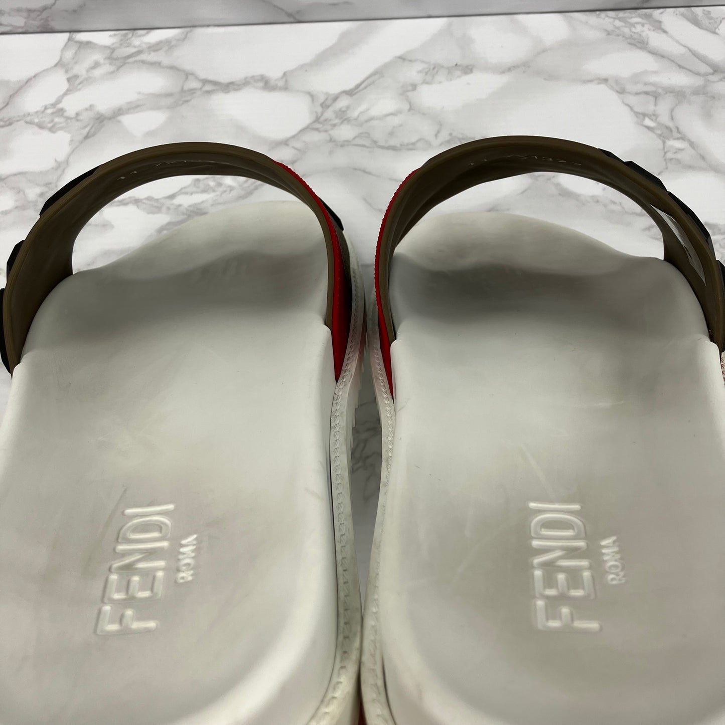 FENDI Zucca Sandals size 11