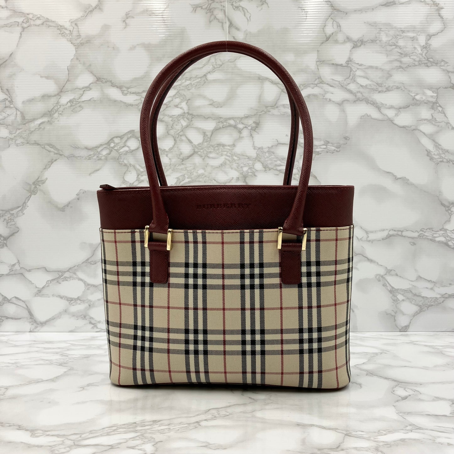 BURBERRY Nova Check Handbag