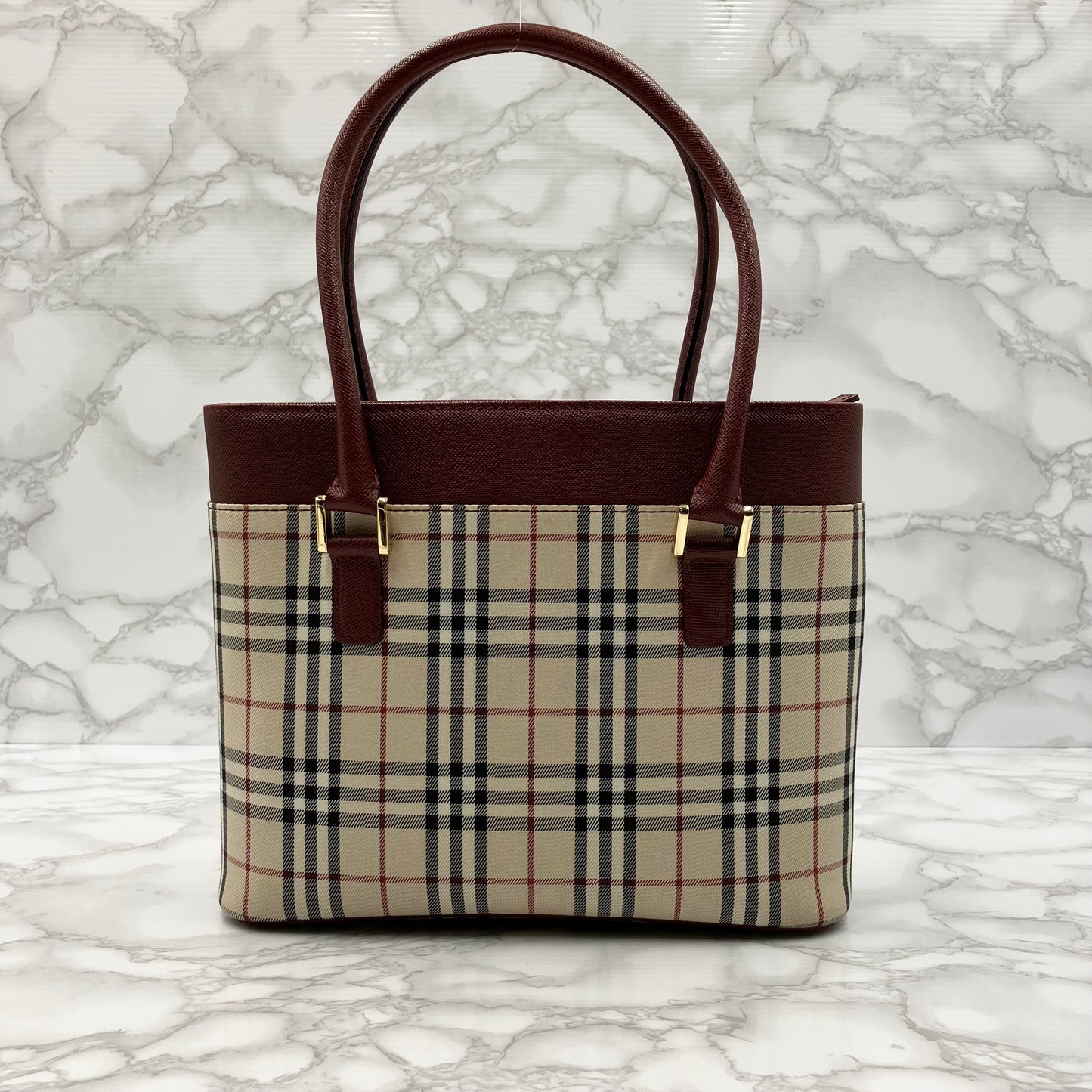 BURBERRY Nova Check Handbag