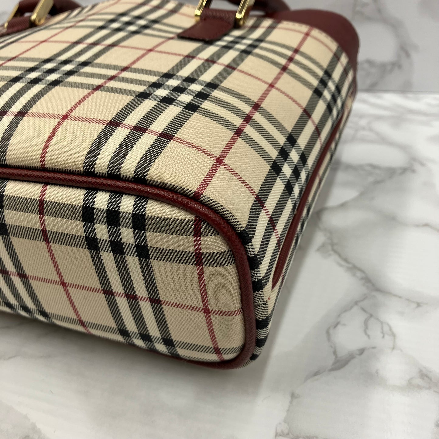 BURBERRY Nova Check Handbag