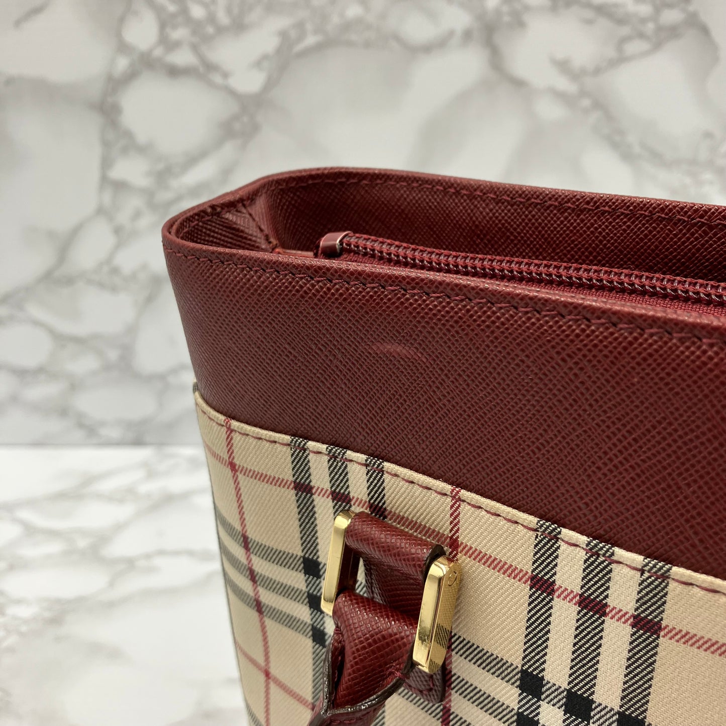 BURBERRY Nova Check Handbag