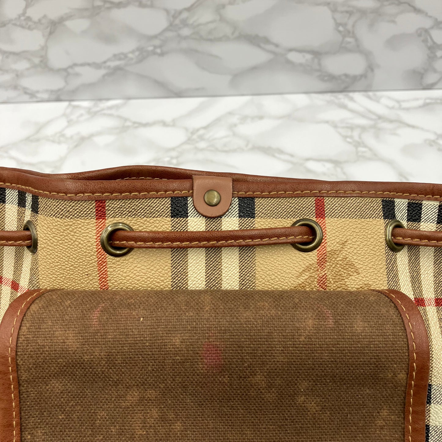 BURBERRY Nova Check Backpack