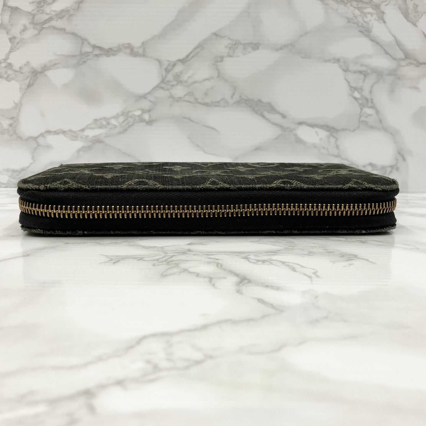 LOUIS VUITTON Monogram Denim Zippy Wallet