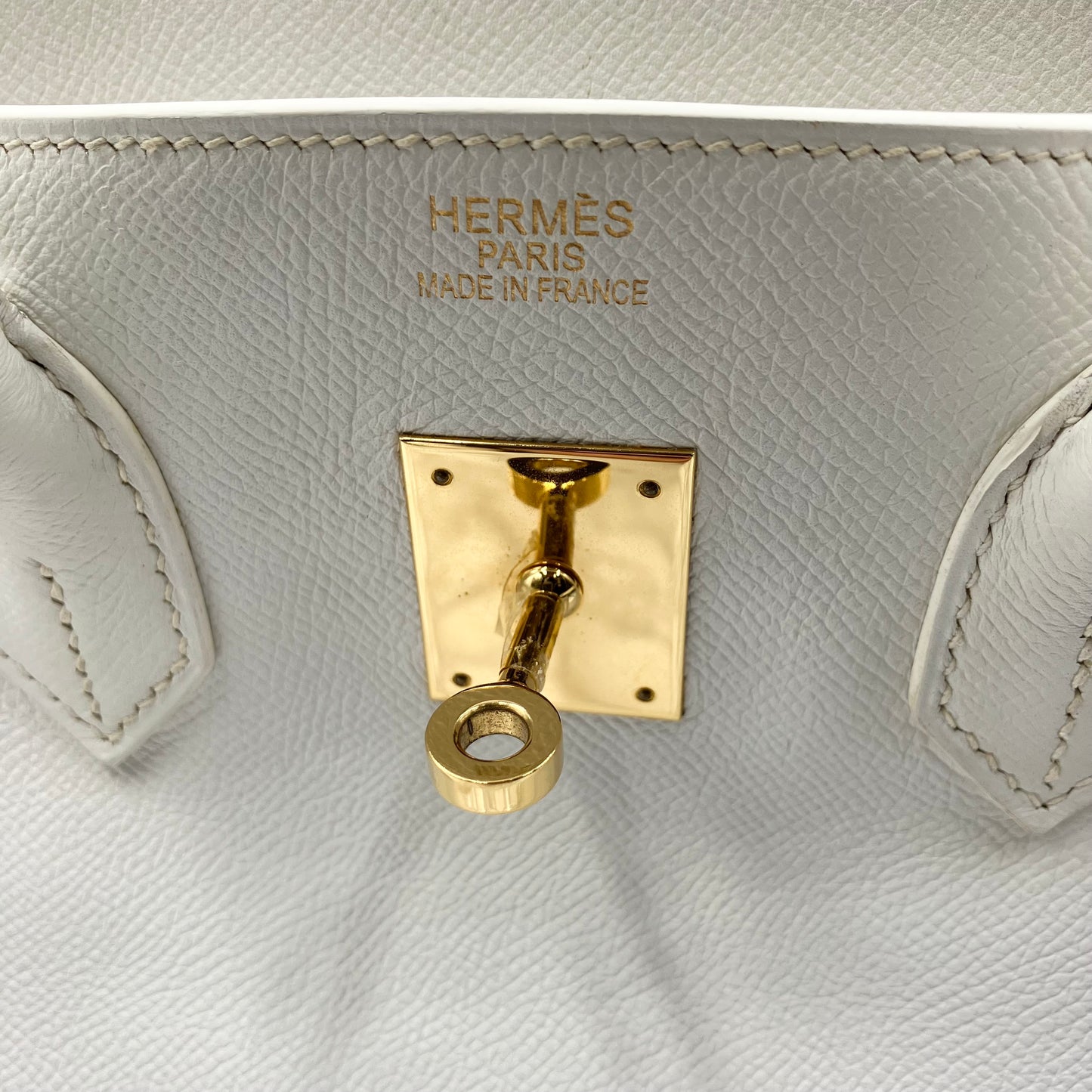 HERMES Birkin 35 Handbag Bag Leather Epson Gold Hardware □K 2007