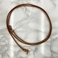 LOUIS VUITTON BACCHETTA leather Slim Strap