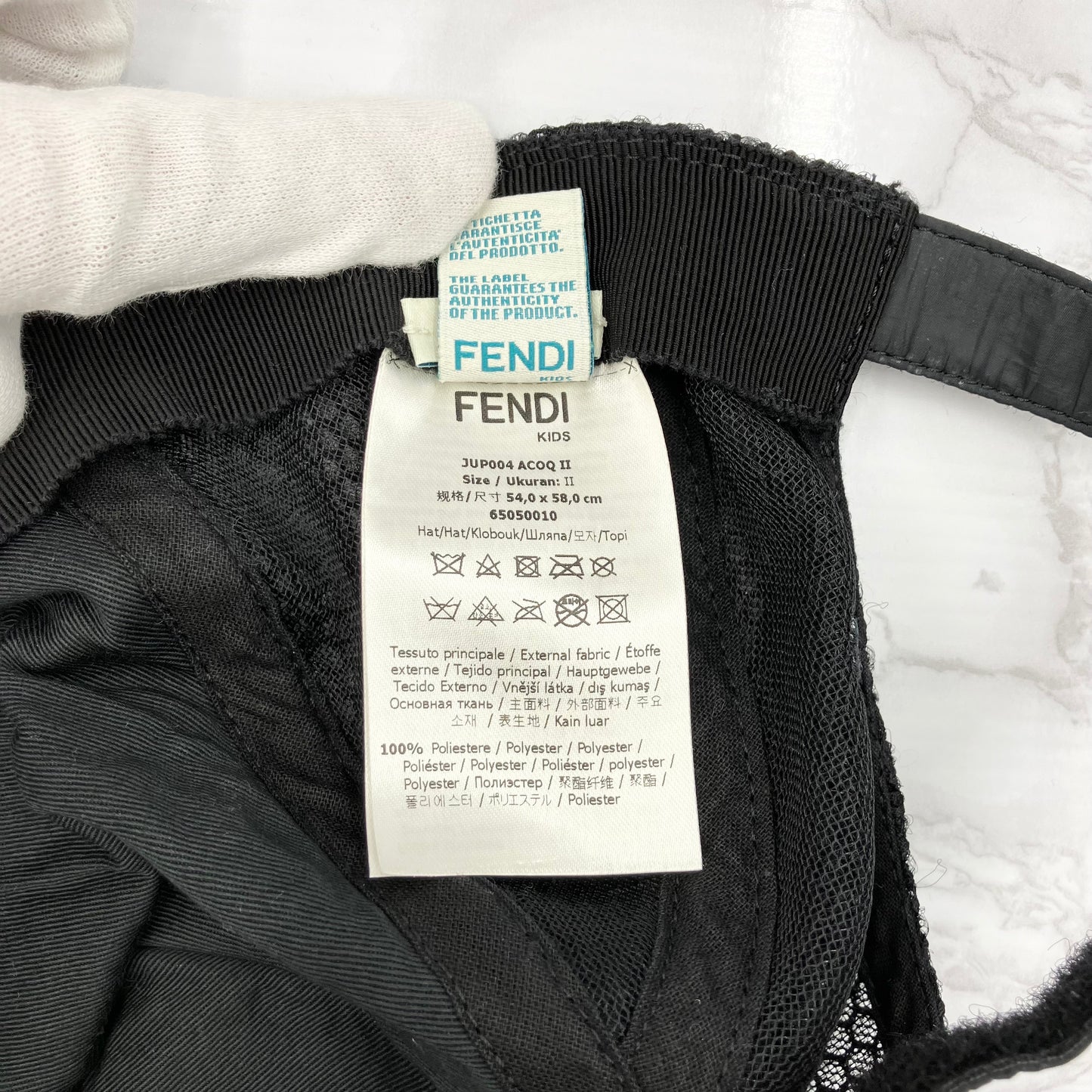 FENDI Zucca Nylon Cap