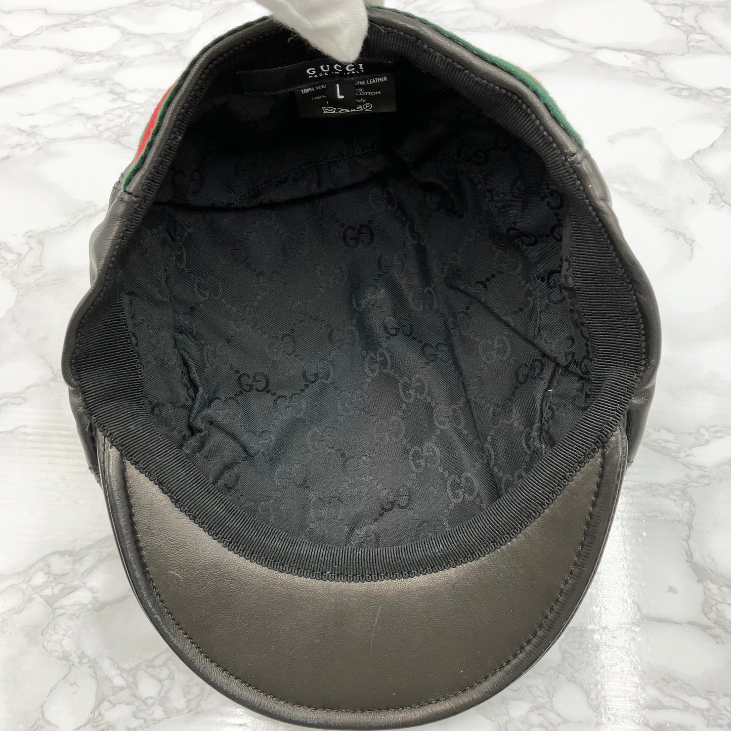 Gucci Leather Hat