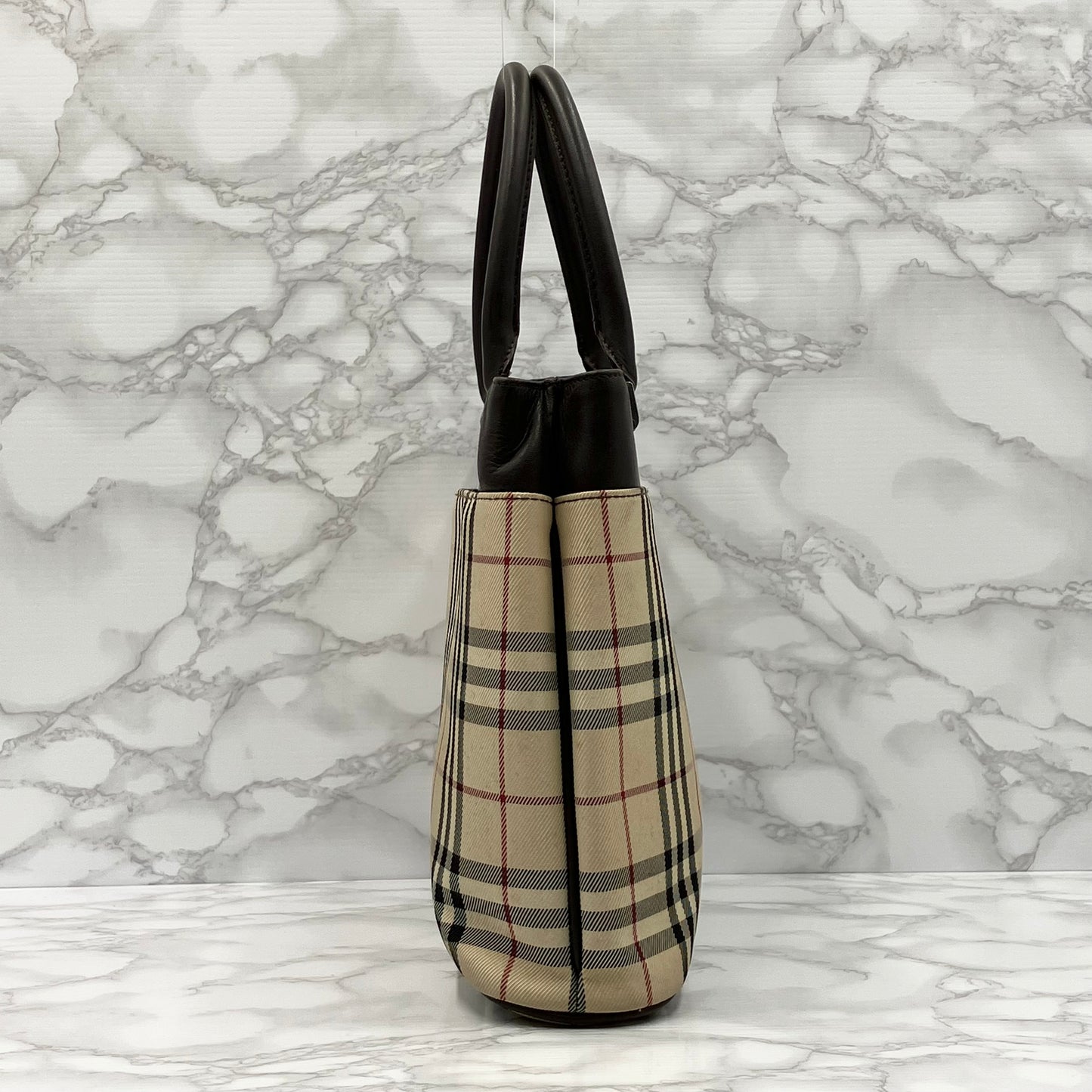 BURBERRY Nova Check Tote Bag