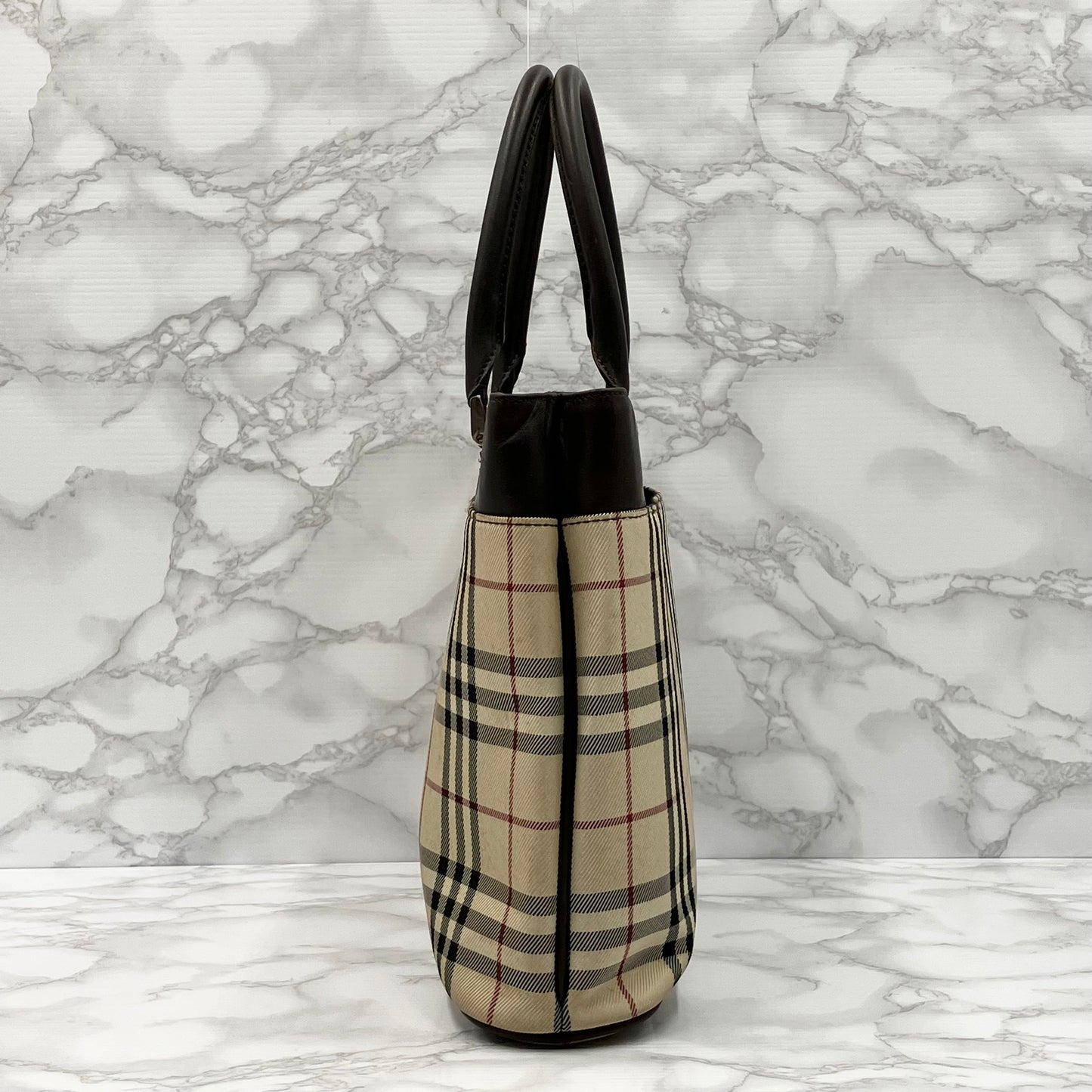 BURBERRY Nova Check Tote Bag