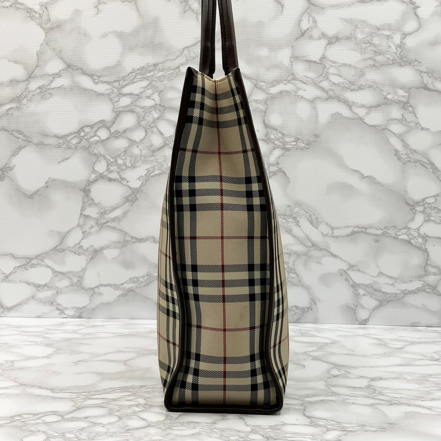 BURBERRY Nova Check Tote Bag