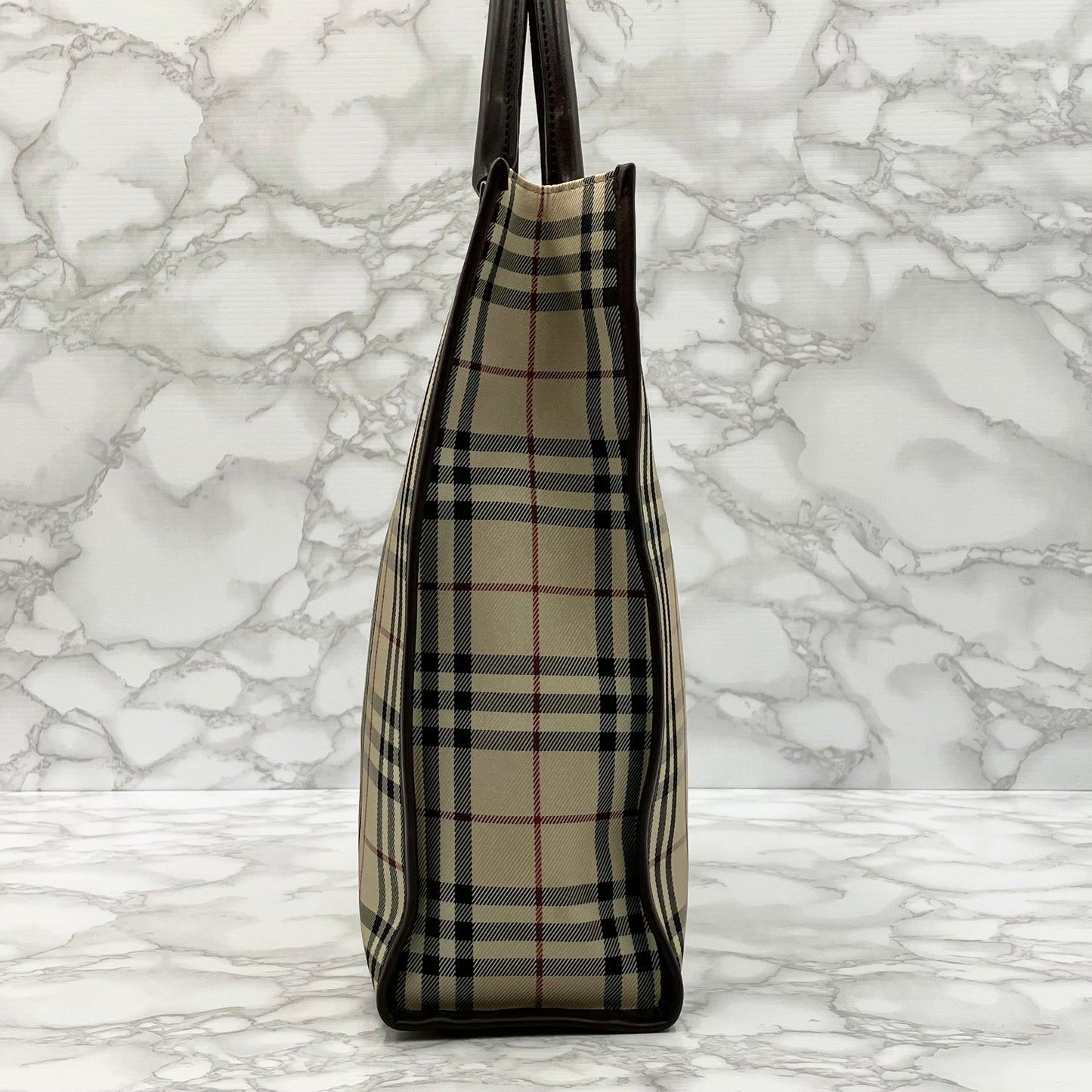 BURBERRY Nova Check Tote Bag