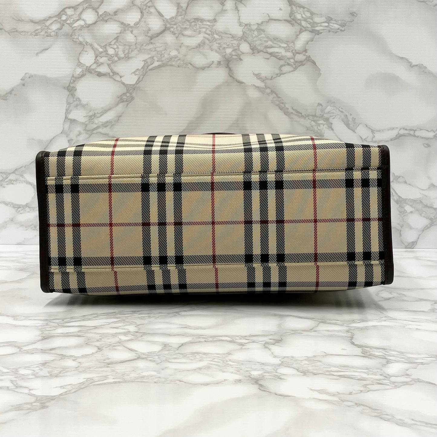 BURBERRY Nova Check Tote Bag