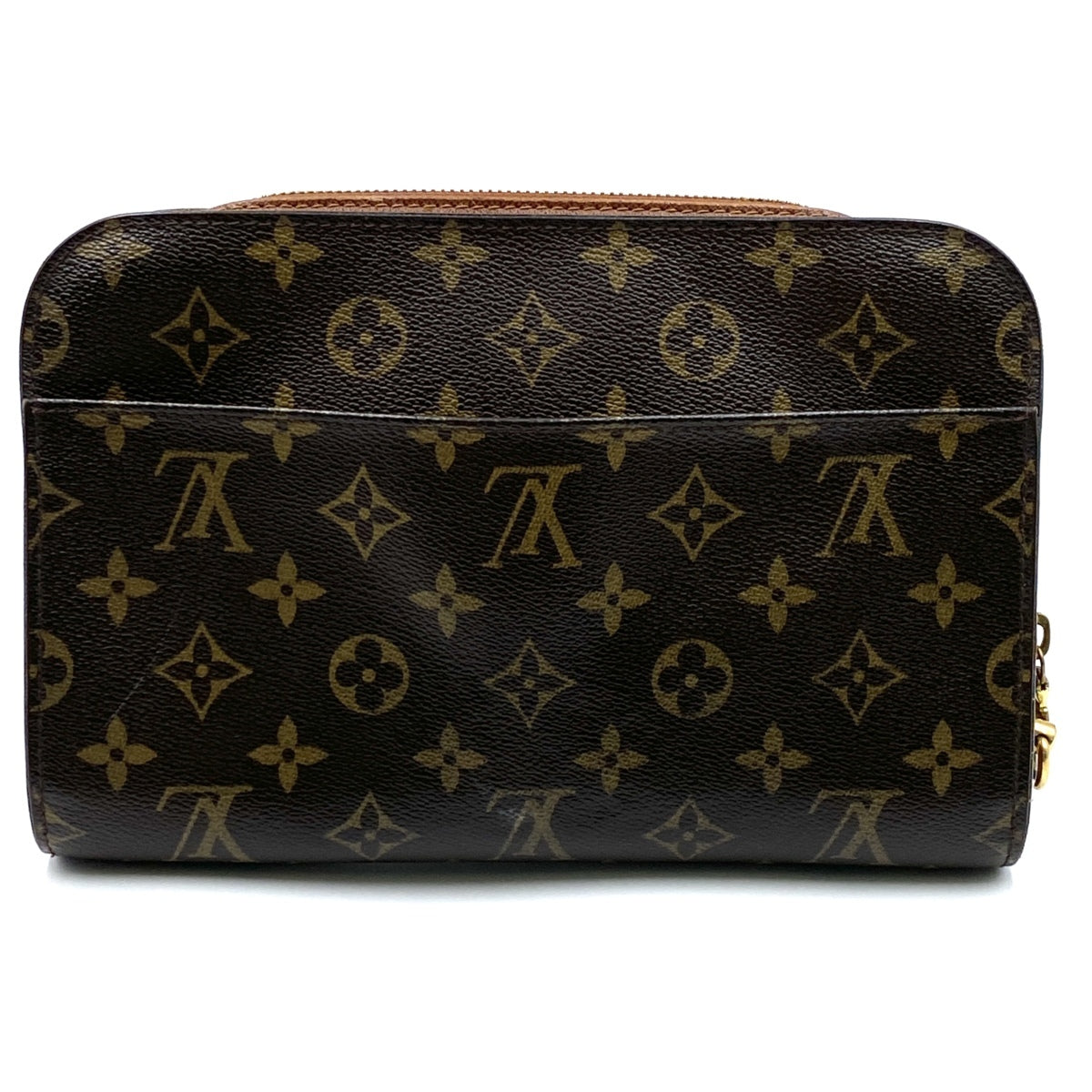 LOUIS VUITTON Orsay second bag monogram leather gold hardware