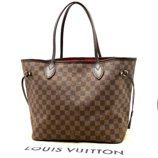 LOUIS VUITTON Damier Neverfull MM Tote Bag Handbag