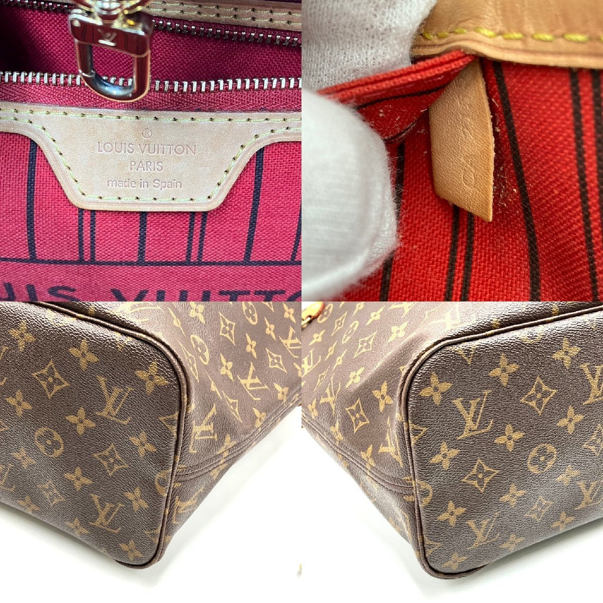 LOUIS VUITTON Verfle MM Monogram Tote Bag Handbag