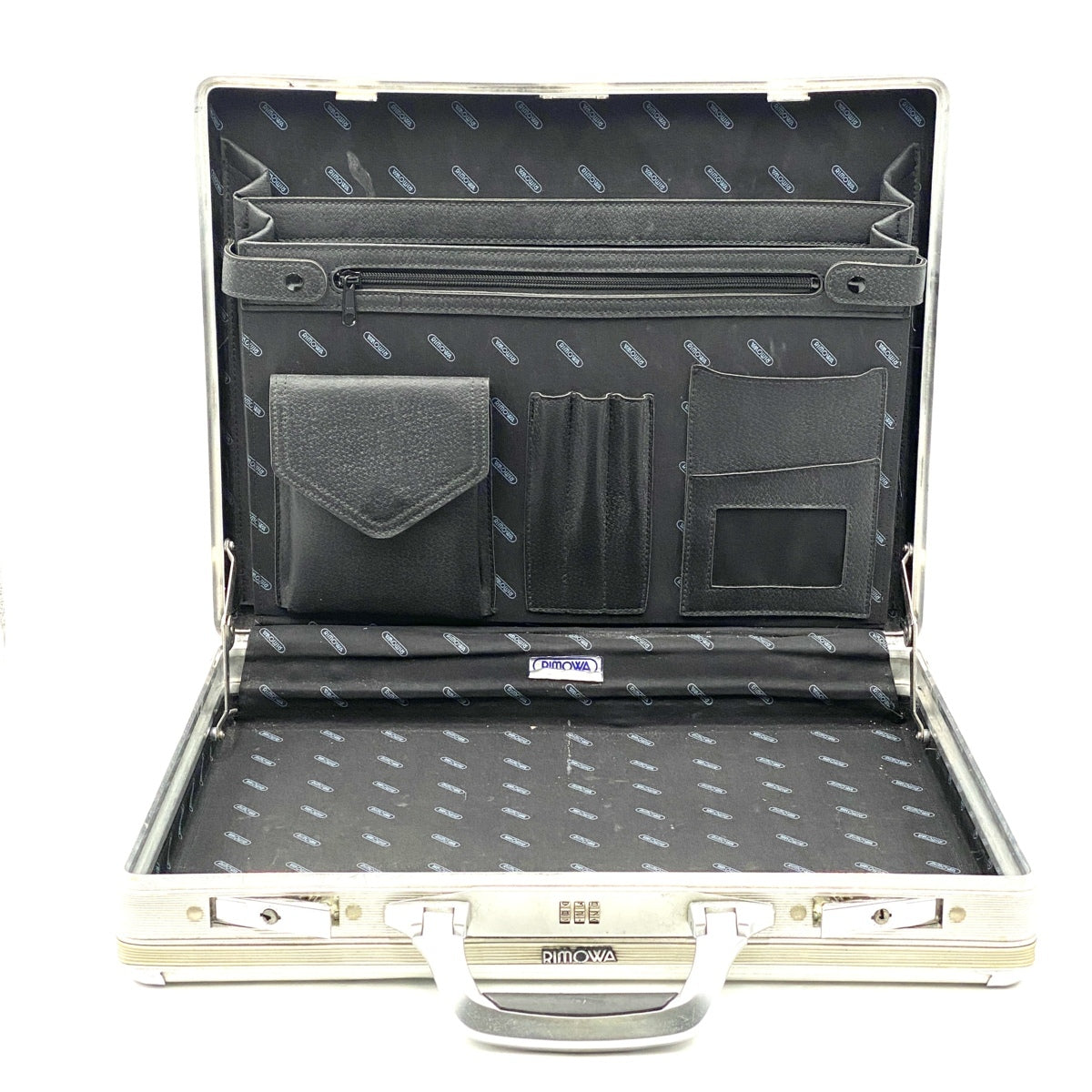 RIMOWA Attache Case Business Bag Silver Topaz Notebook L