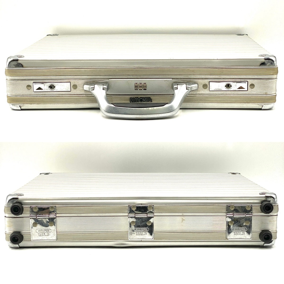 RIMOWA Attache Case Business Bag Silver Topaz Notebook L