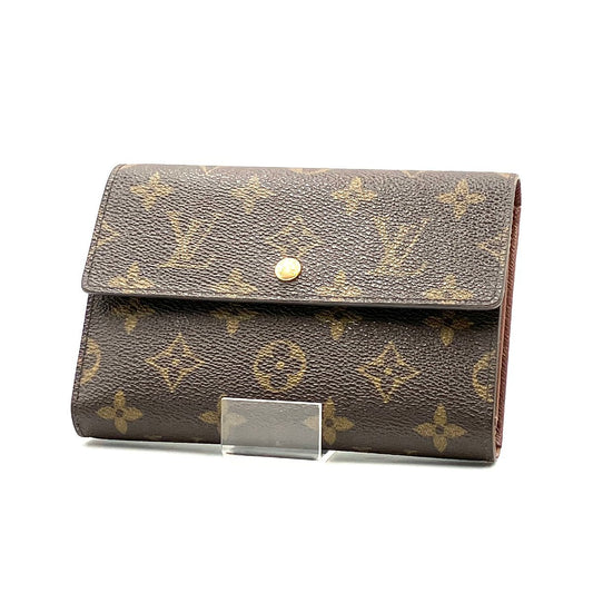 LOUIS VUITTON monogram trifold wallet wallet leather