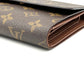 LOUIS VUITTON monogram trifold wallet wallet leather